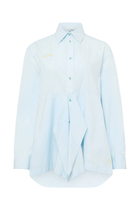 Peplum Drape Shirt 