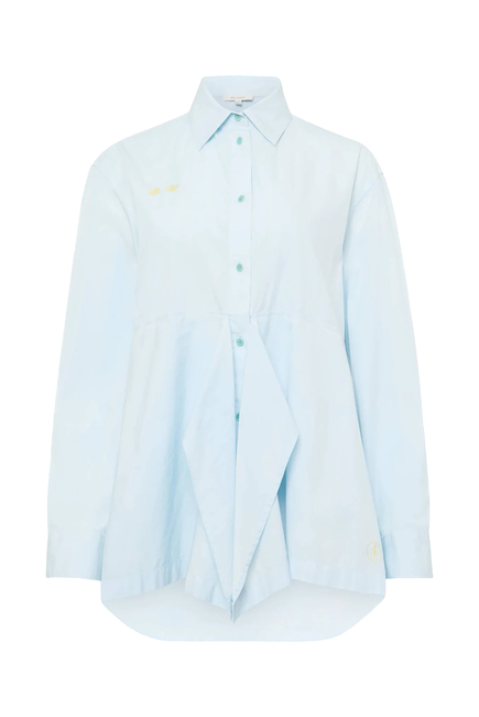 Peplum Drape Shirt 