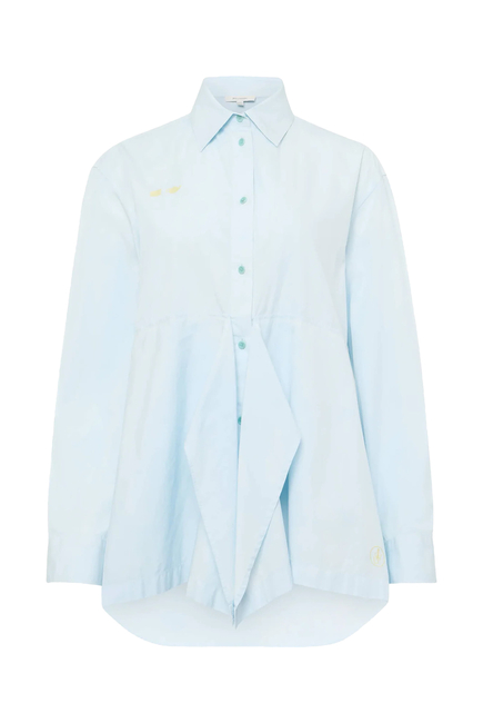 Peplum Drape Shirt 