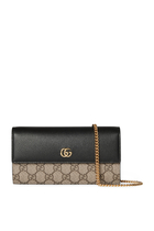 GG Marmont Bi-Color Wallet on Chain