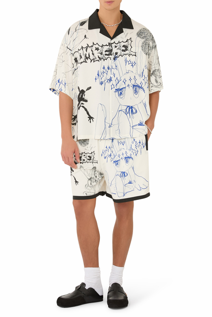 Sketchbook Camp Collar Shirt