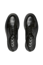 GG Detail Lace-Up Shoes