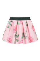 Kids Floral Print Skirt 