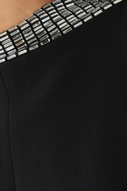 Crystal Rhinestone Embellished Midi Dress 