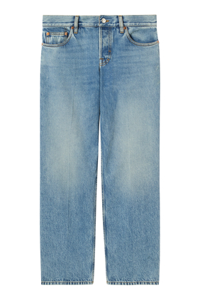 Straight Fit Denim Pants