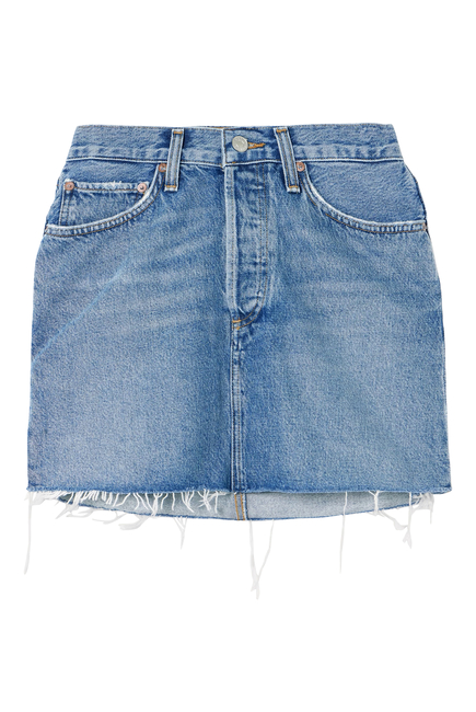 V-Waist Mini Skirt