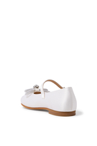 Kids  Double Bow Mini Ballerinas