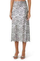 Lace Midi Skirt
