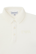 Kids  Logo Long Sleeve Polo Shirt