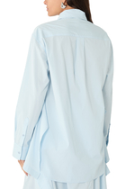 Peplum Drape Shirt 
