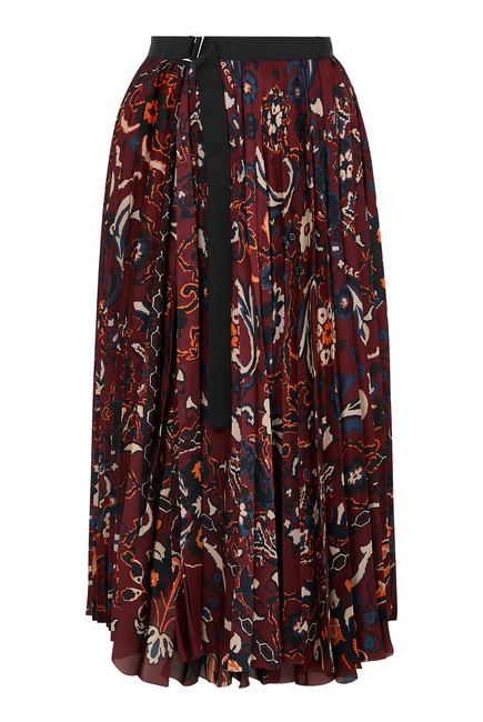 Floral Print Skirt 