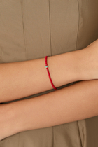Scallop Rondelle on Bamboo Coral Beaded Bracelet, 14k Yellow Gold & Turquoise Beads