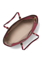Quinn Large Signature Logo Leather Tote Bag