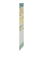 Printed Silk Twill Neck Bow