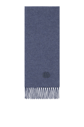 Cashmere Scarf With Patch