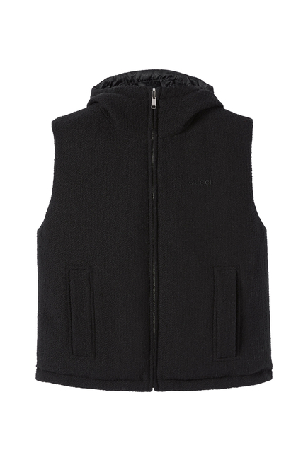  Reversible Wool Bouclé Gilet