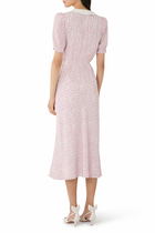 Collar Small Flower Dress