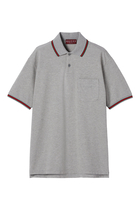 Cotton Piqué Polo Shirt with Embroidery 