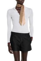GG Silk Jacquard Neck Bow