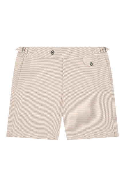  Clipper Stretch Stripe Swim Shorts