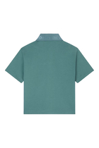 Kids Oversized Jersey Polo Shirt
