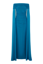  Cape Sleeve Dress 