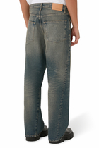 Wide Twist Denim Pants