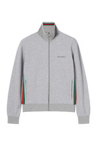 Cotton Piqué Double Zip Jacket