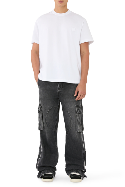 Back Logo Cotton T-Shirt