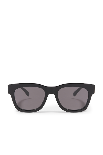 Diagonal Acetate Sunglasses 