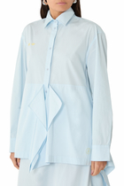 Peplum Drape Shirt 