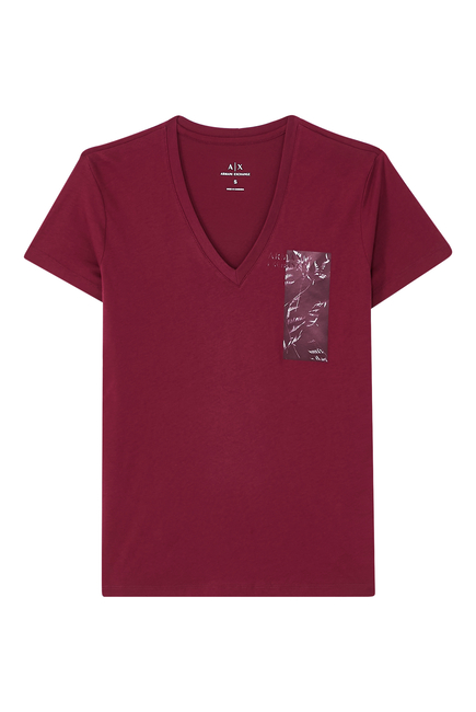 V-Neck Printed T-Shirt