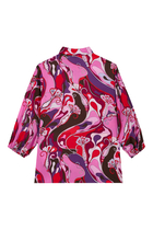 Kids Orchidee Print Shirt