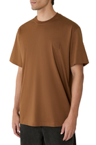 Back Logo Cotton T-Shirt 