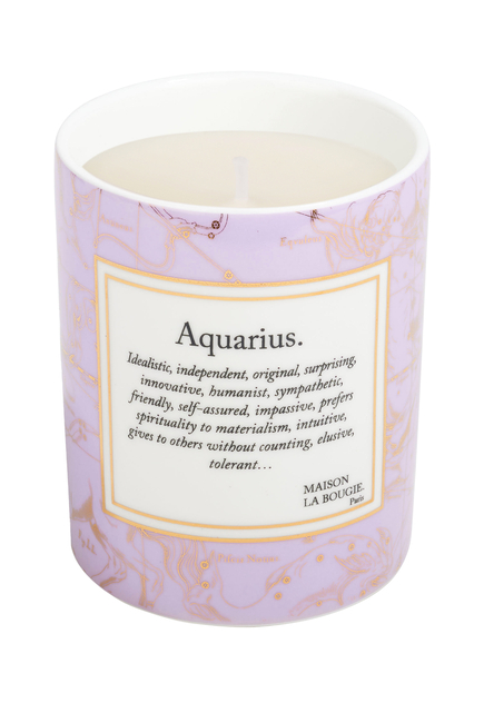 شمعة أكواريوس معطرة