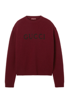 Wool Cashmere Rib Knit Sweater 