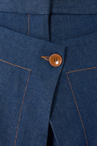Refuge Denim Layered Culotte Pants