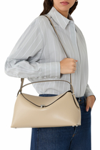  T-Lock Leather Top Handle Bag