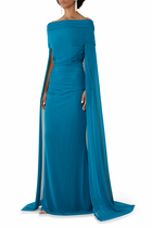  Cape Sleeve Dress 
