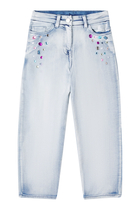 Kids Rhinestone Embellished Jewel Jeans