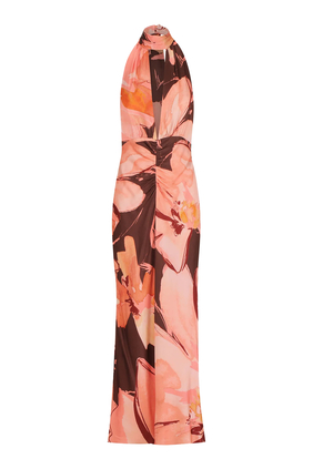 Emerson Halter Neck Maxi Dress