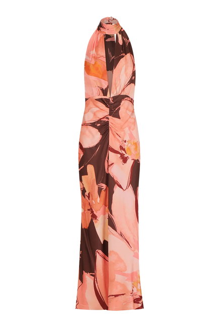 Emerson Halter Neck Maxi Dress