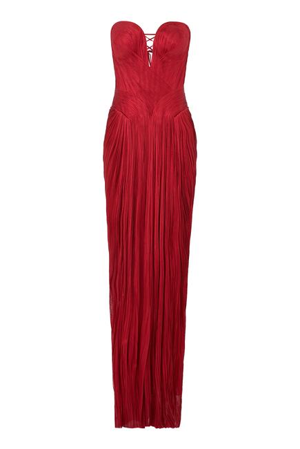 Strapless Evening Dress