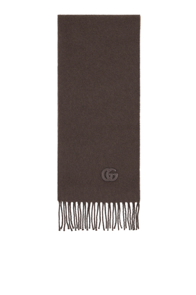 Cashmere Scarf With Patch