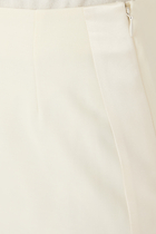 Maxi Pencil Skirt:White :38