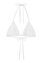 Monogram Pointelle Bikini Top