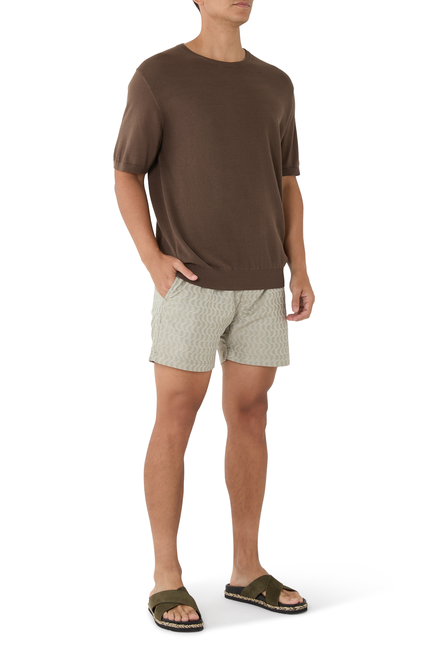 Mosaic Jacquard Swimshorts