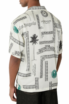 Printed Bowling Shirt