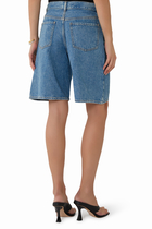Relaxed Denim Shorts