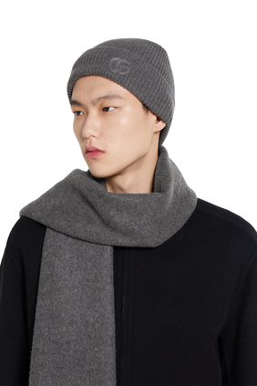 Cashmere Hat With Patch